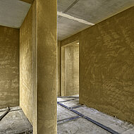 Ein Lehmputz, der Wasser und Wärme speichert