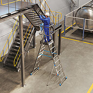 Neue Teleskop-Plattformleiter für sicheres Arbeiten