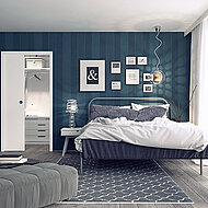 In der Wand laufende Schiebetüren