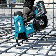 Ein Bewehrungsbinder mit Effizienz und Tempo