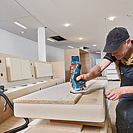 Neu im 12V-Programm: Akku-Kantenfräse und Akku-Hobel