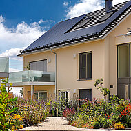 Modernes Wohnquartier &ndash; transparent und energieeffizient