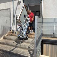 Hebe- und Einbauhilfe für die Fenstermontage