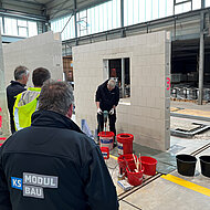 Vorfertigung inklusive Abdichtung