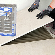 PCI Carrament® grau – jetzt noch mehr Verarbeitungskomfort und größere Zeitersparnis