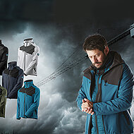 Leichte Winterjacke und neue »Outer Shell«-Jacke aus Stretchmaterial