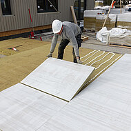 Tragfähige Dämmung für begehbare Flachdächer