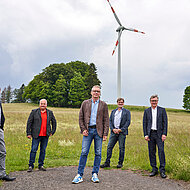 SOPREMA nimmt dritte Windkraftanlage in Betrieb 