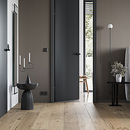 Linoleum-Revival veredelt Türoberflächen