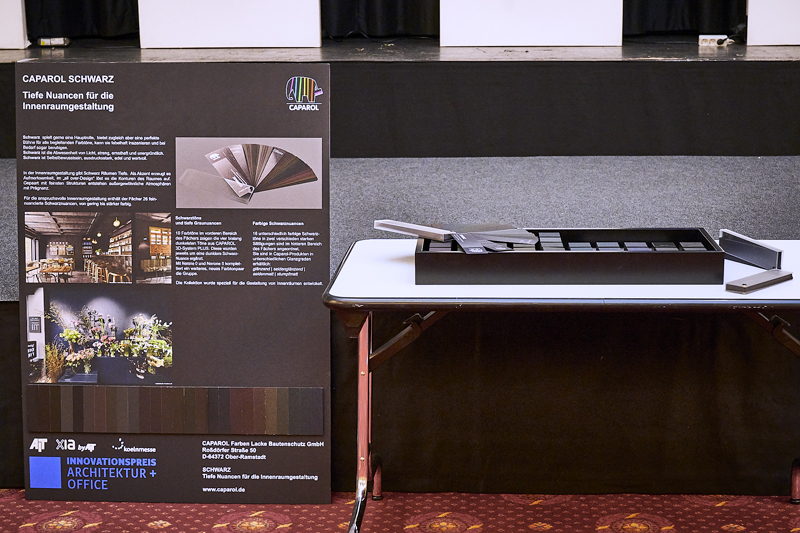 Caparol Schwarzfächer erhält Innovationspreis Architektur+ Office 2020