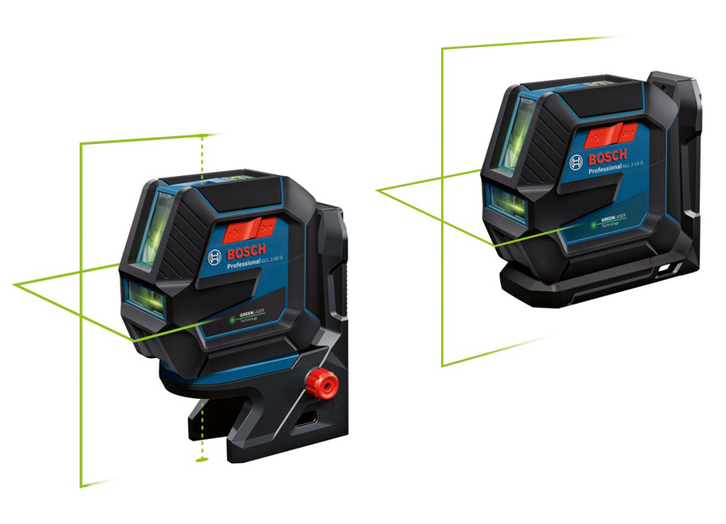 Grüne Laserdioden für optimale Sichtbarkeit: Neue Kombi- und Linienlaser von Bosch für Profis 