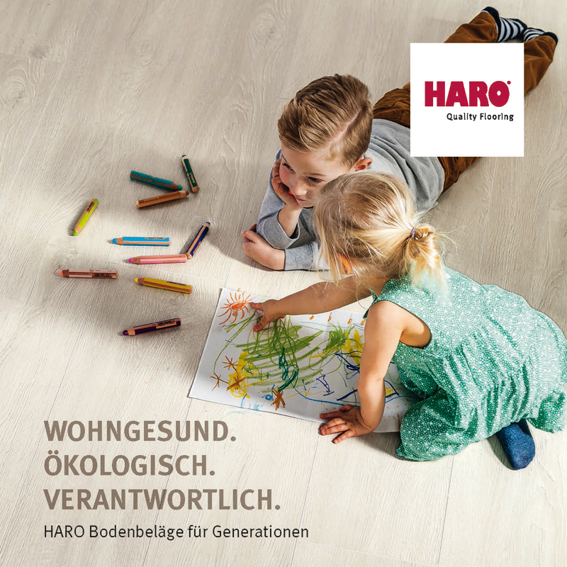 HARO schafft wohngesunde Lebensqualität 