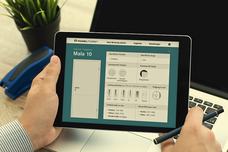 Mosel Türen: Mit digitalen Tools schneller beraten, kalkulieren und verkaufen