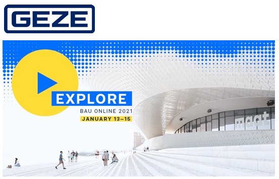 GEZE Pressekonferenz auf der BAU Online 2021