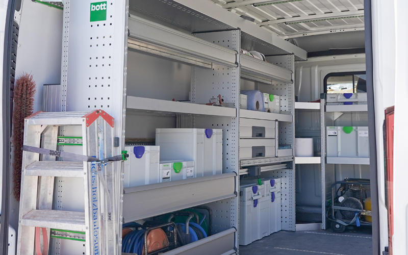 Bott: Alles systematisch und sicher untergebracht 