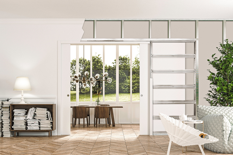 ECLISSE: Schiebetüren als flexible Raumteiler