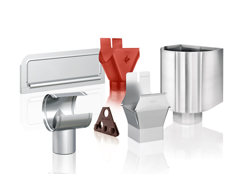 Grömo: Strukturierte Oberfläche bei der Dachentwässerung