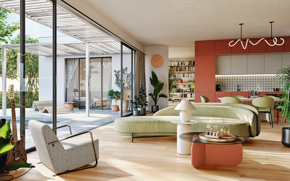 Ein Vinylboden mit einprägsamer Tiefenwirkung