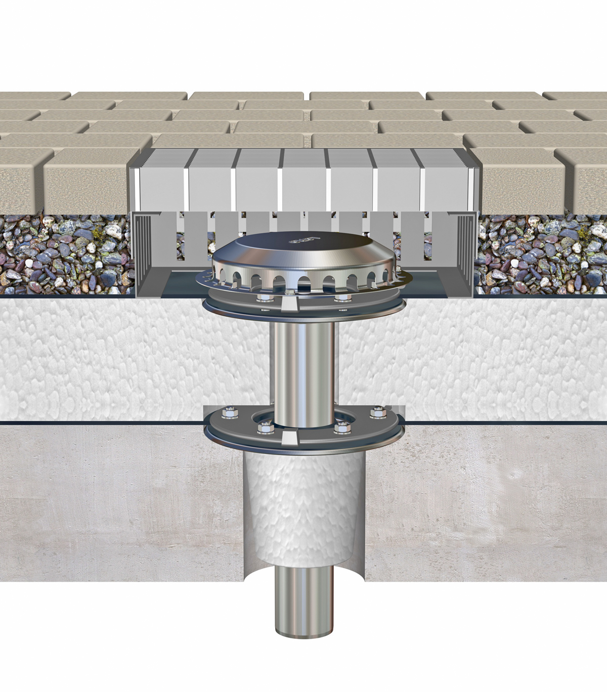 LOROWERK: Flache Haube für hohe Abflussleistung
