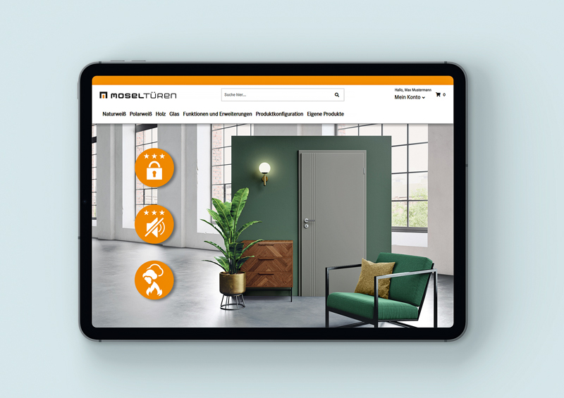 Mosel Türen: Konfigurationstool für Händler weiter ausgebaut