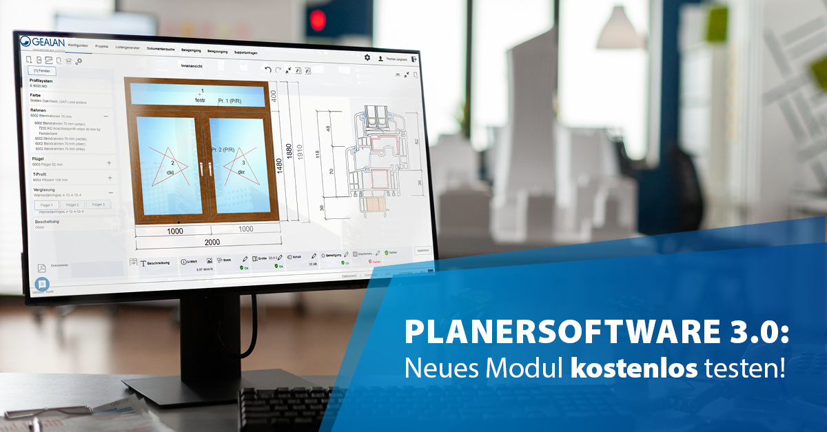 Planersoftware 3.0: Kostenlose Testphase für neues Modul läuft!