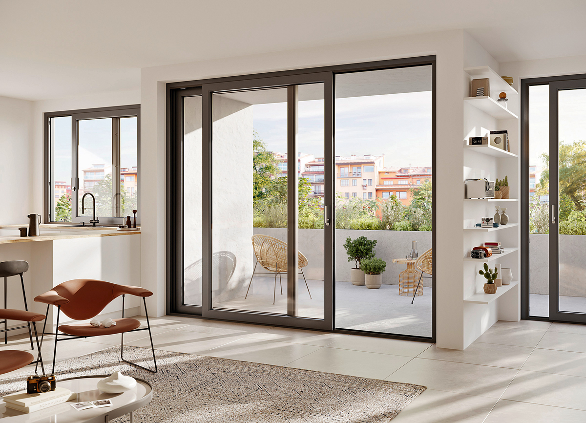 Robuste Schiebebeschlag-Variante eignet sich für zahlreiche Profilsysteme