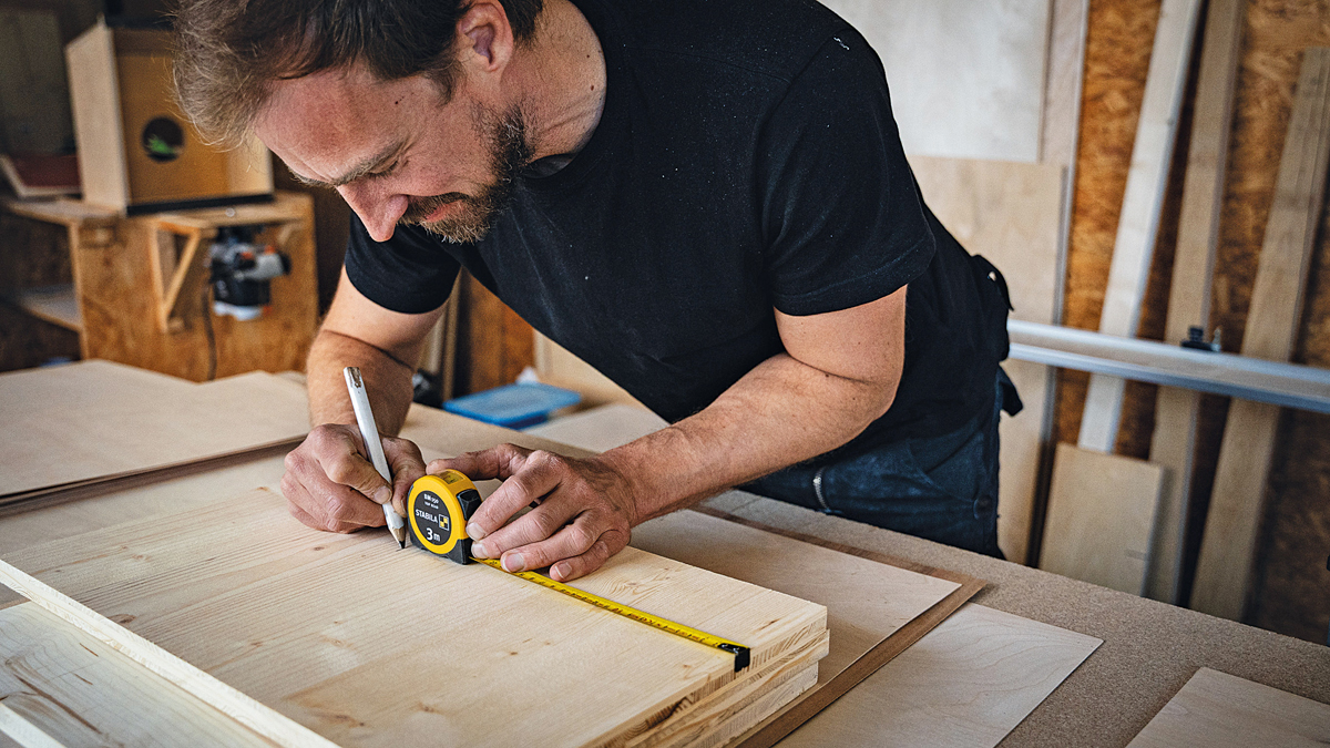 Sichtfenster im Bandmaß ermöglicht schnelles und unkompliziertes Ablesen