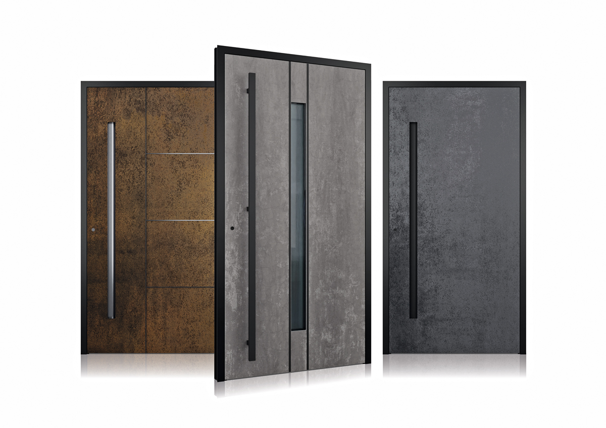 Haustürserie mit Keramikfüllung erfüllt vielfältige Anforderungen 