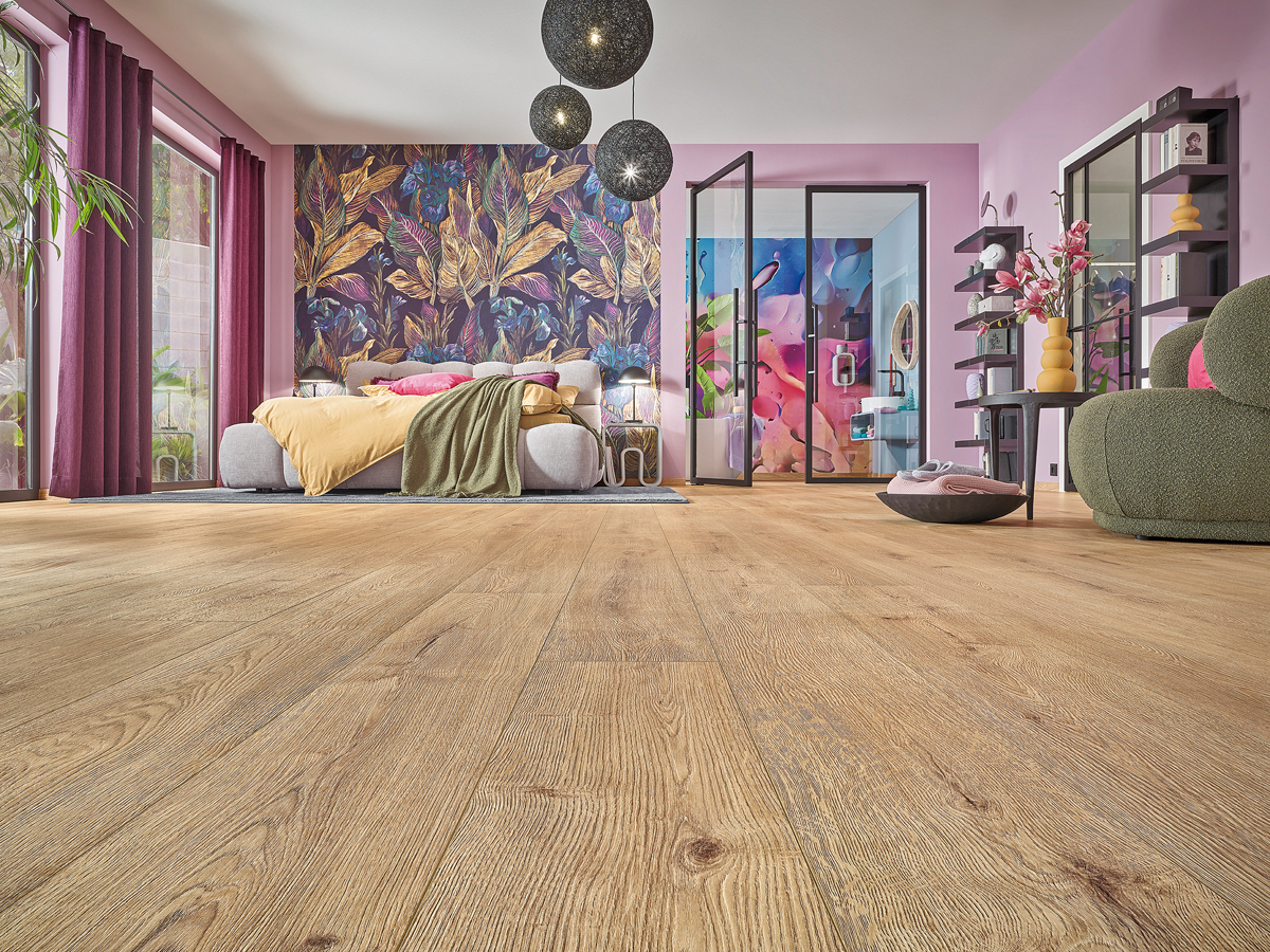 Ein Laminatboden mit vielen guten Eigenschaften