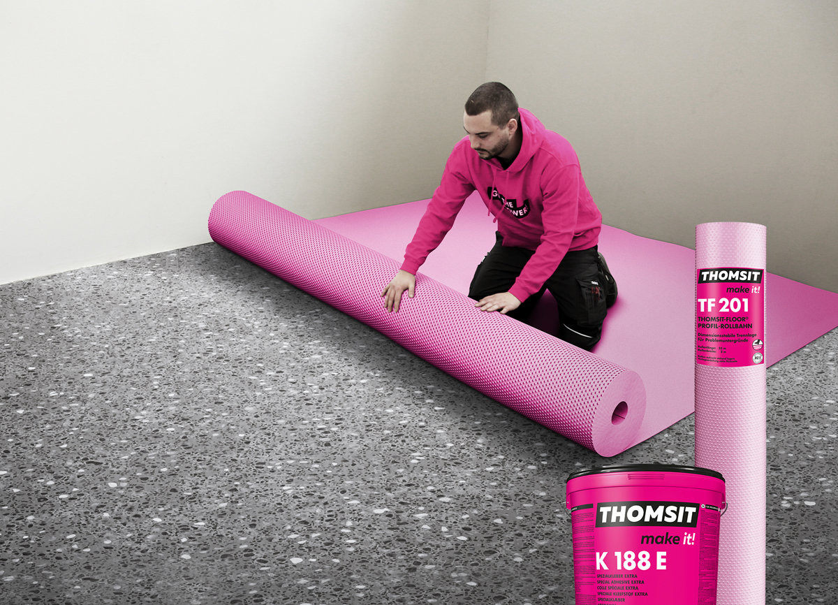 Neues Thomsit-Renoviersystem für die Sanierung erdberührter Fußbodenkonstruktionen