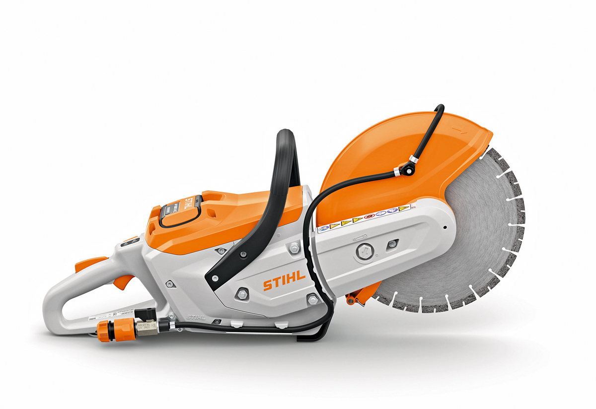 Trennschleifer und Motorsäge mit Akku-Power