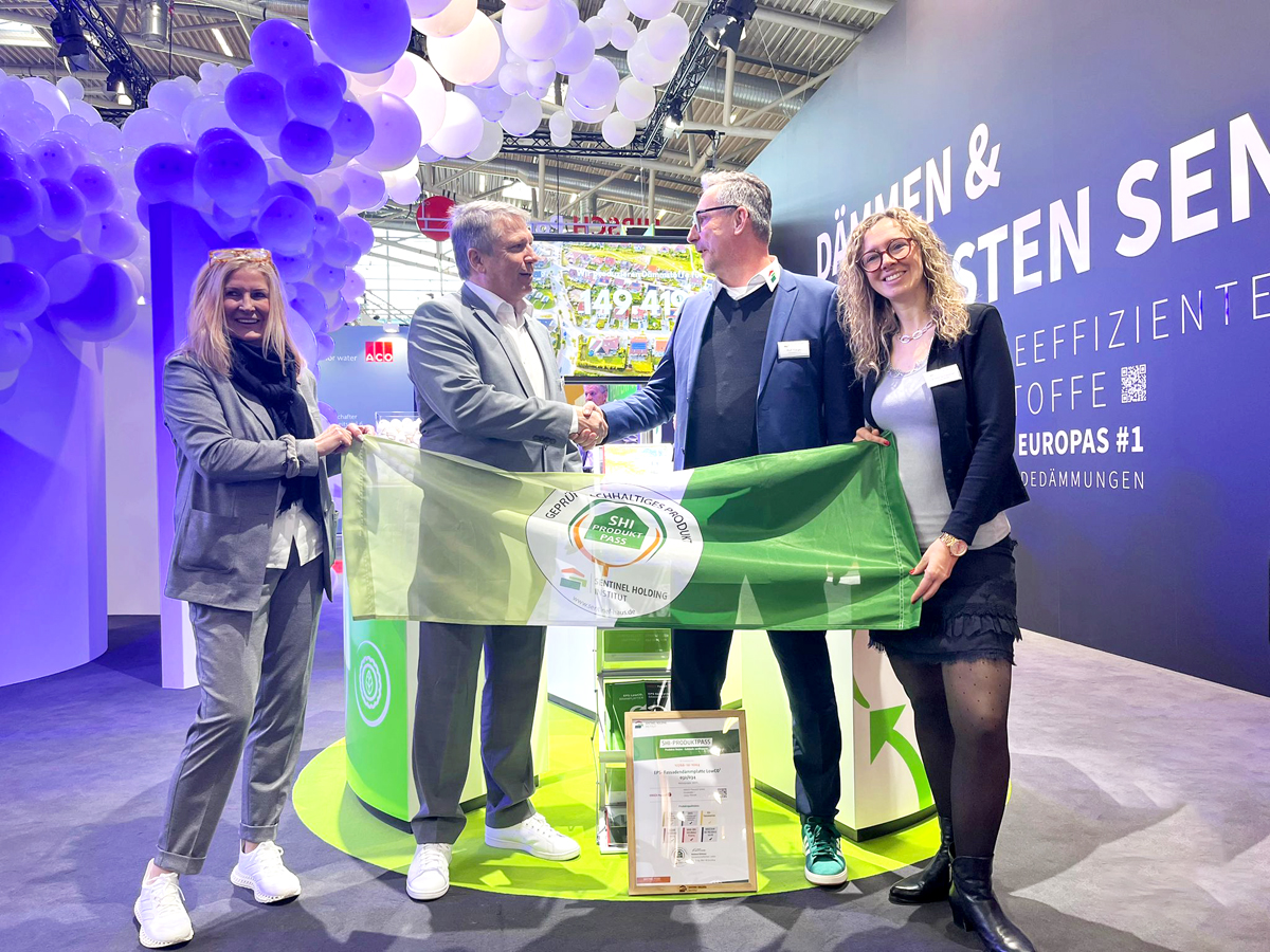 Mit SHI-Produktpass ausgezeichnet