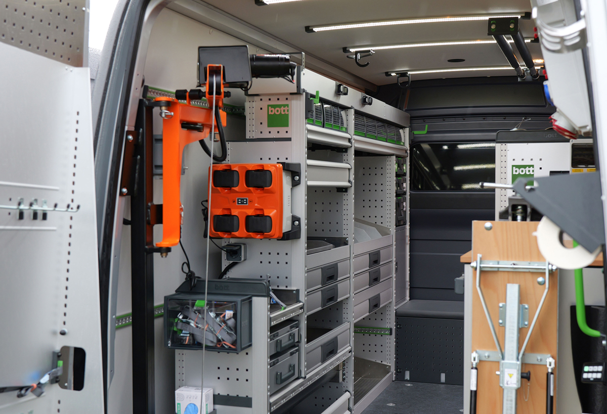 Eine mobile Werkstatt mit allen Schikanen