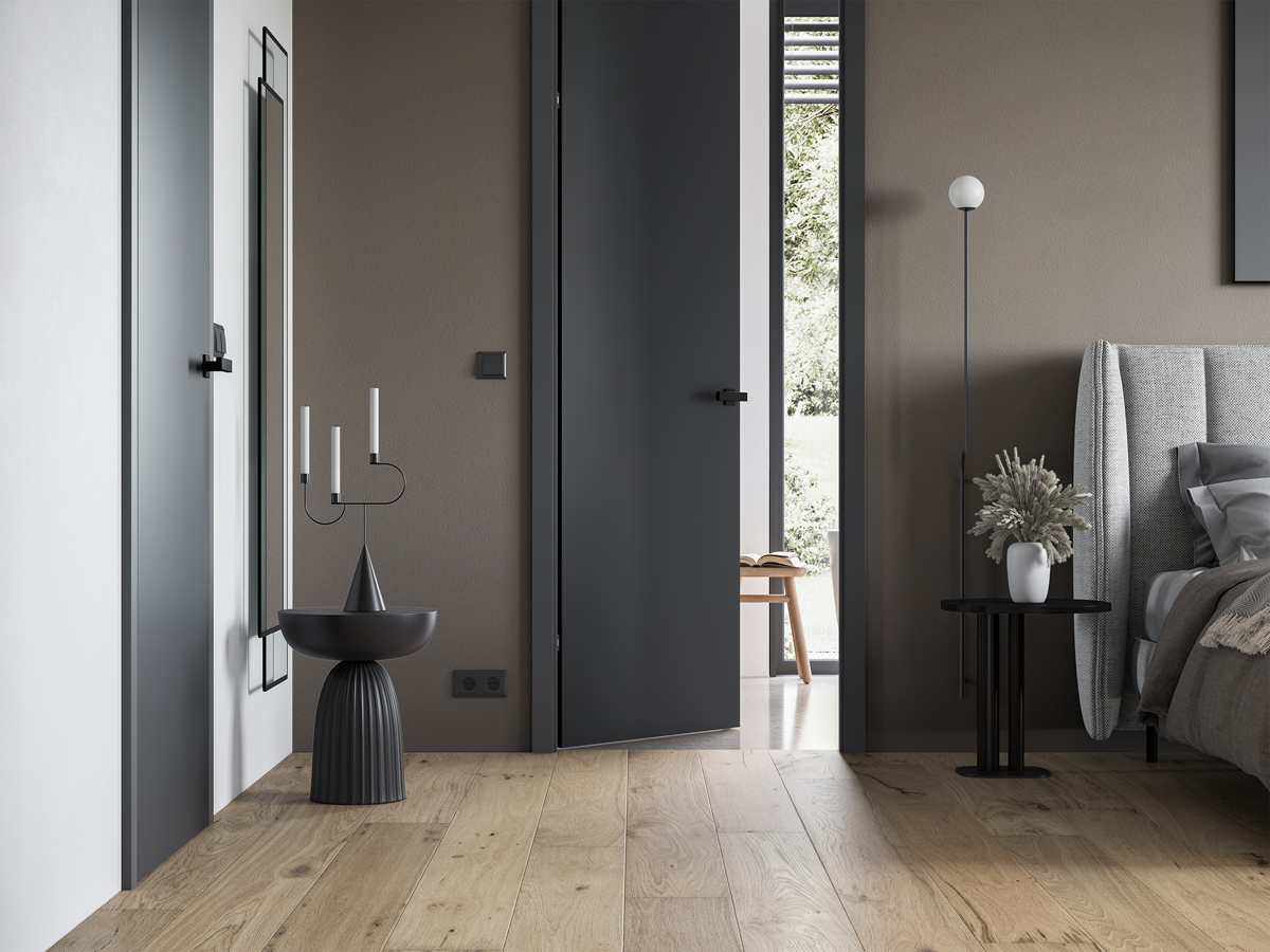 Linoleum-Revival veredelt Türoberflächen