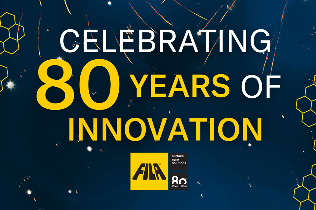 80 Jahre »Fila Surface Care Solutions« auf der Cersaie in Bologna sowie der Marmomac in Verona