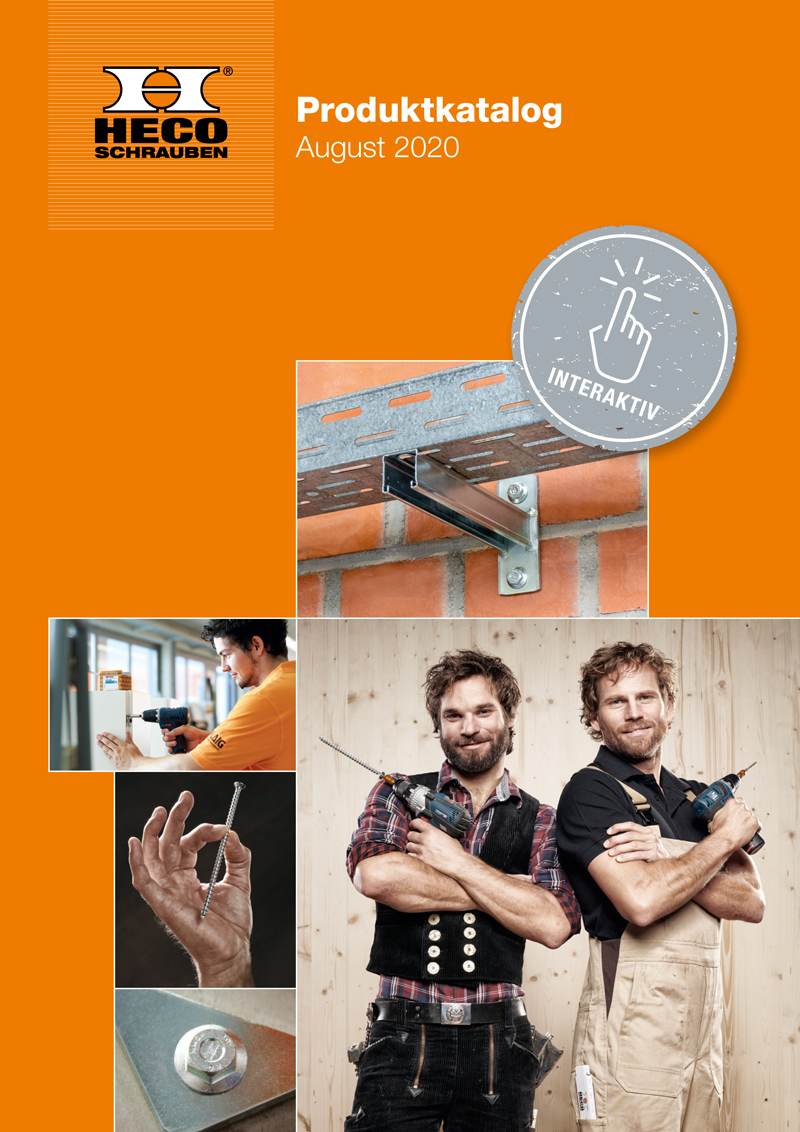 Jetzt verfügbar: der neue HECO-Produktkatalog