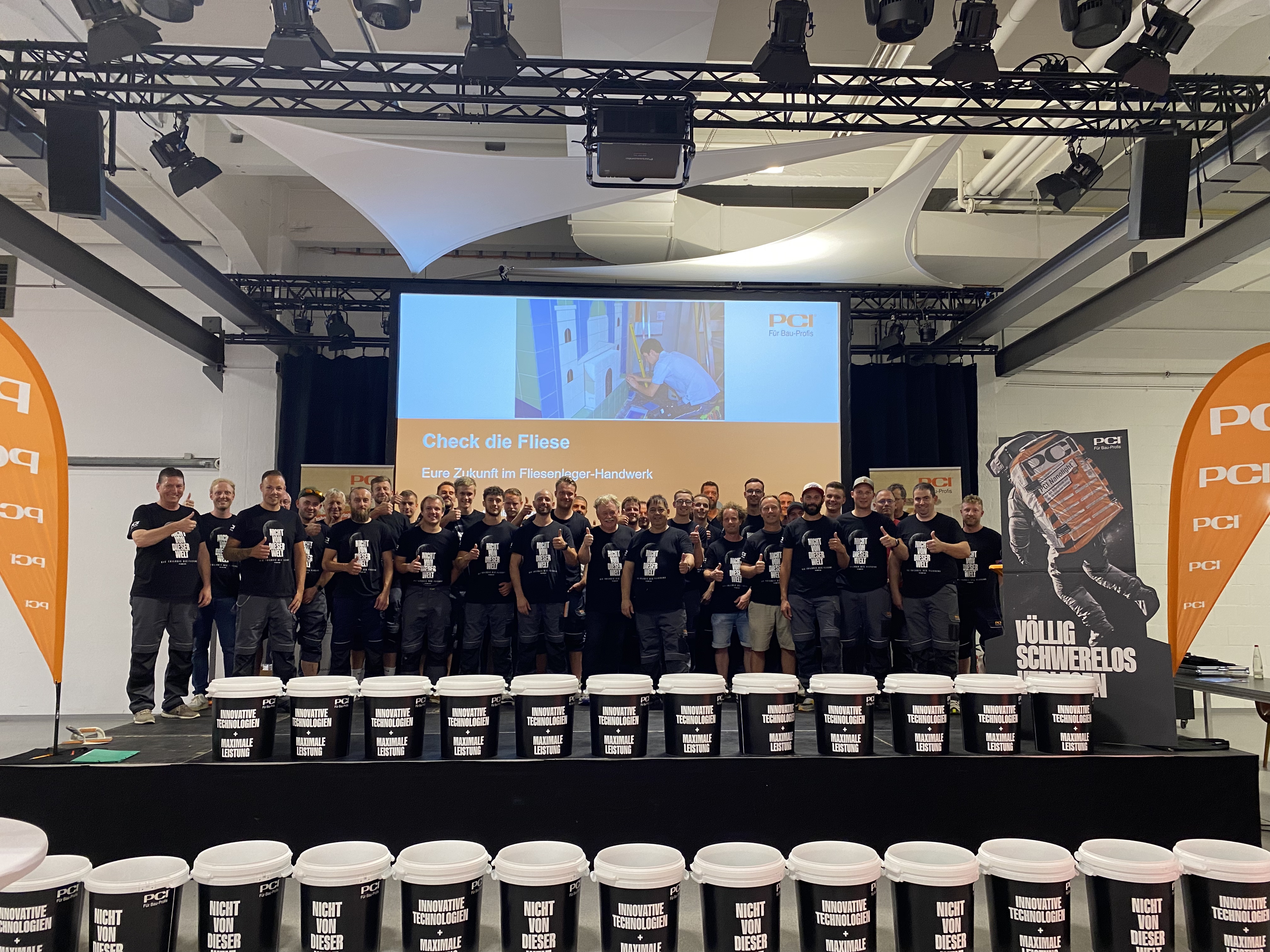 PCI-Events zur Förderung des Fliesenlegernachwuchses