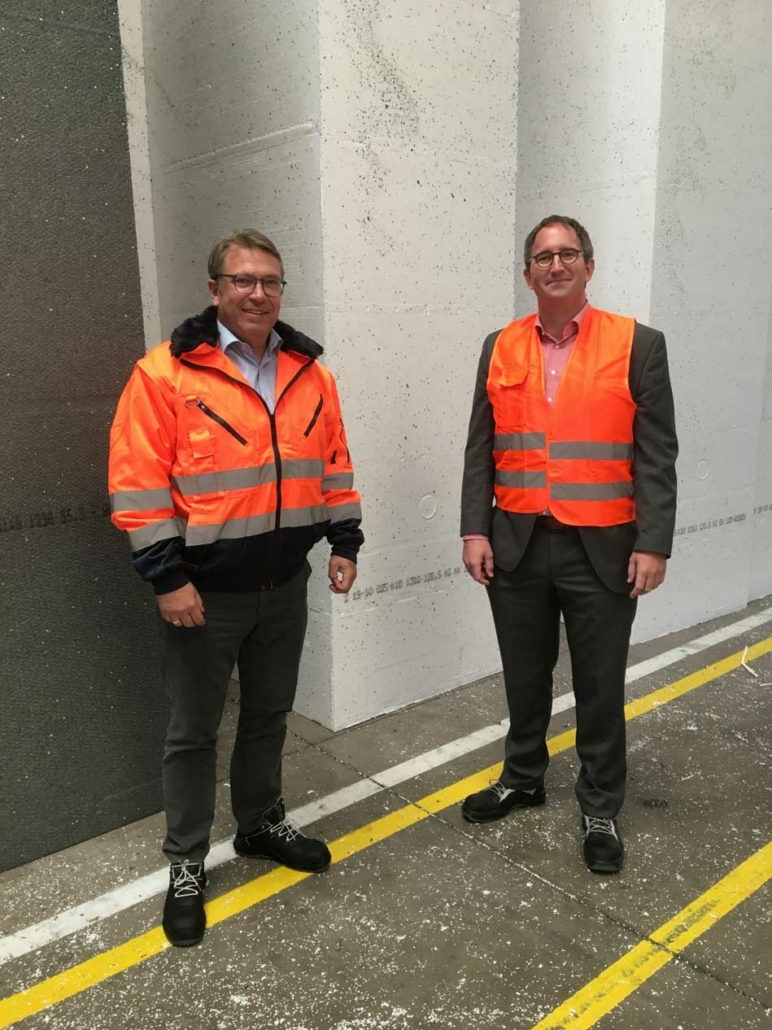 HIRSCH Porozell: Werksbesichtigung am HIRSCH Porozell Standort Grombach